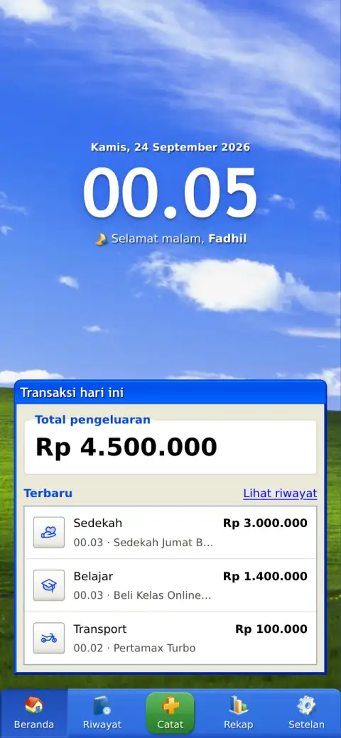 Farsight: Personal Finance Tracker App mobile preview