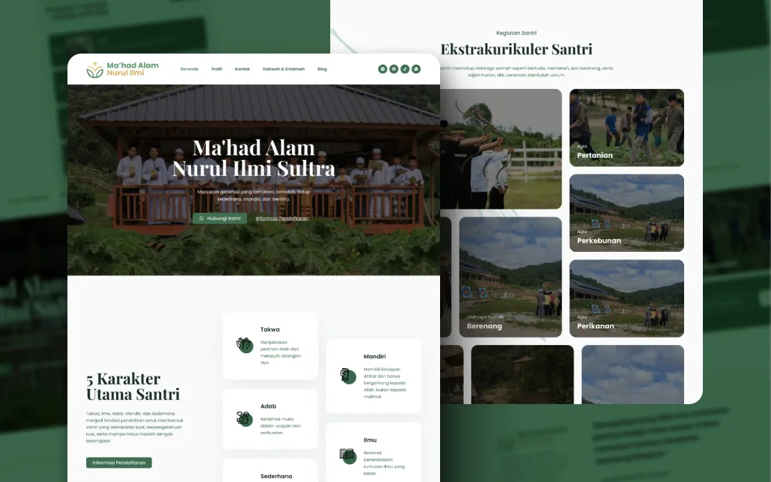 Mahad Nurul Ilmi: Islamic Education Website